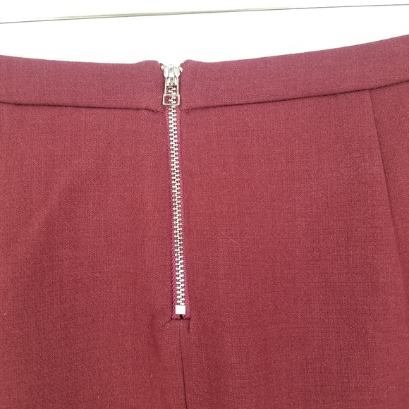 See U Soon Wine Layered Textured Mini Skirt - Picture 5 of 7